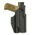DARA FNX 45 + X300U Level 2 Retention Holster, Right Hand, black, duty holster design.