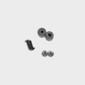 Retention hardware set with posts, grommets, and screws from ATTACHMENT brand for holster and carrier use.