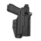 DARA Level 2 Duty Holster, black, level II retention holster for semi-automatic handguns, durable kydex construction.
