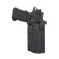 DARA CUSTOM LEVEL 2 DUTY HOLSTER, level 2 retention holster, kydex, for semi-automatic handguns.