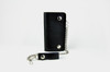 Leather Biker Trifold Wallet with Security Chain (Med)