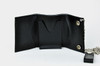 Leather Biker Trifold Wallet with Security Chain (Small)