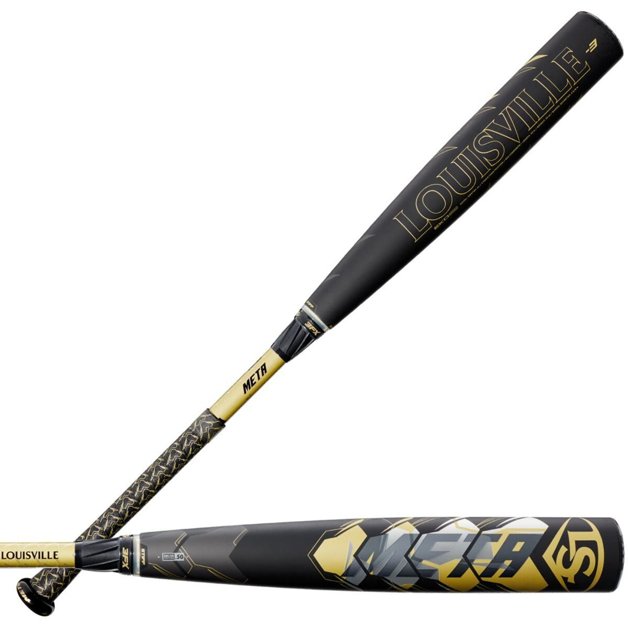 SHAVED  ROLLED -- 2021 Louisville Slugger Meta -3 BBCOR Baseball bat