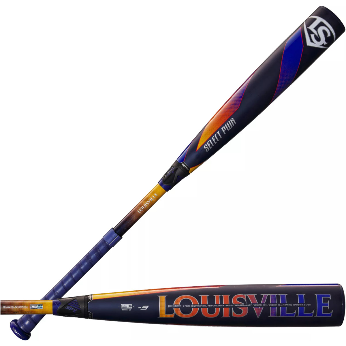 22025 Louisville Slugger Select PWR -3 BBCOR Baseball Bat WBL2967010