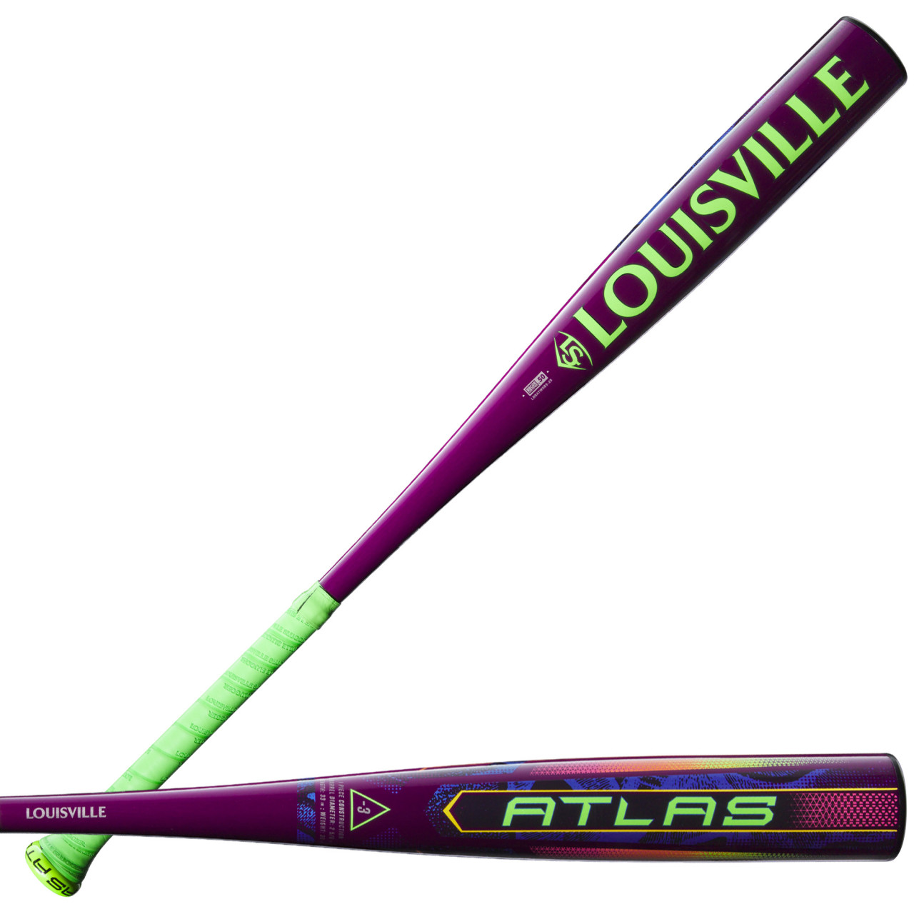 2026 Louisville Slugger Atlas Neon Energy BBCOR Baseball Bat