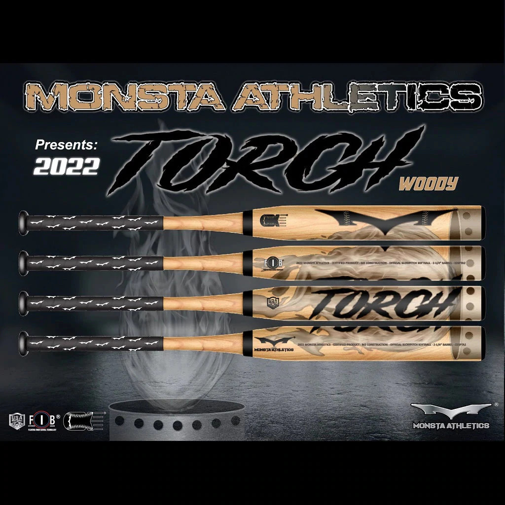 Mazza Da Softball Composita Monsta Hierarchry 2022, 25 Oz, 34 Pollici, Manico 3500, ASA/USA