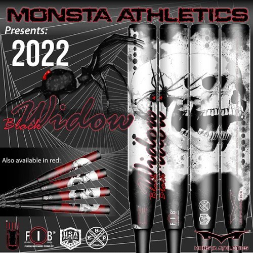 2022 Monsta Black Widow Torch Red USA / ASA