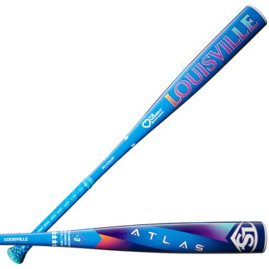 Batte De Baseball Louisville Slugger ATLAS 2025 - Édition Limitée CWS, 31" / 28 Oz, Certifiée BBCOR