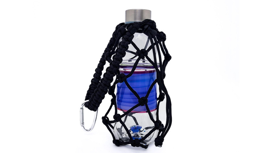 Paracord Water Bottle Holder - Durable Hydration Protection