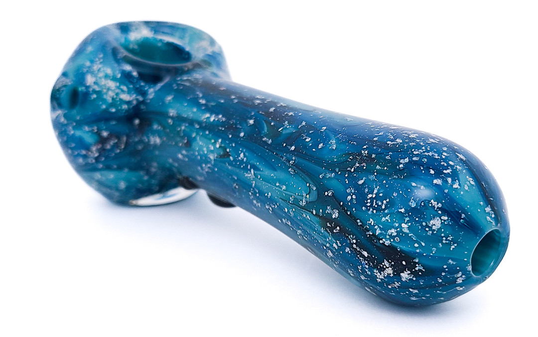 Cremation glass pipe back view