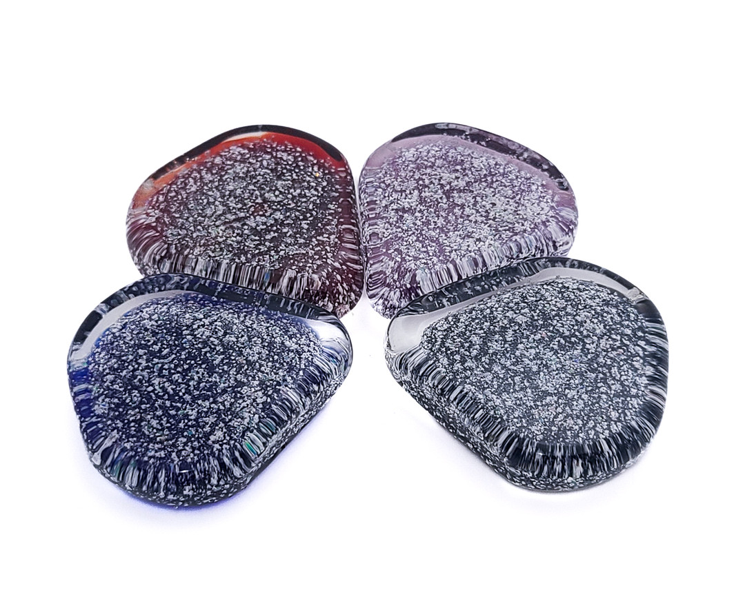 Glass Cremation Guitar Pick Set of 5