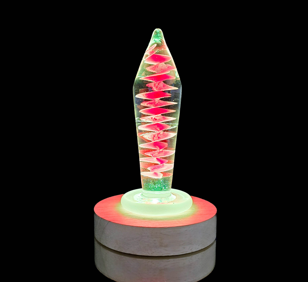 Cremation Glass Light Tower