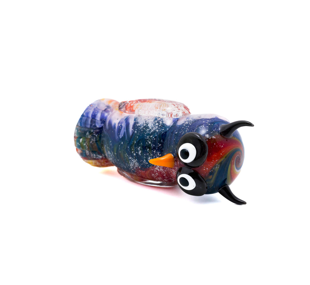 Cremation Glass Owl