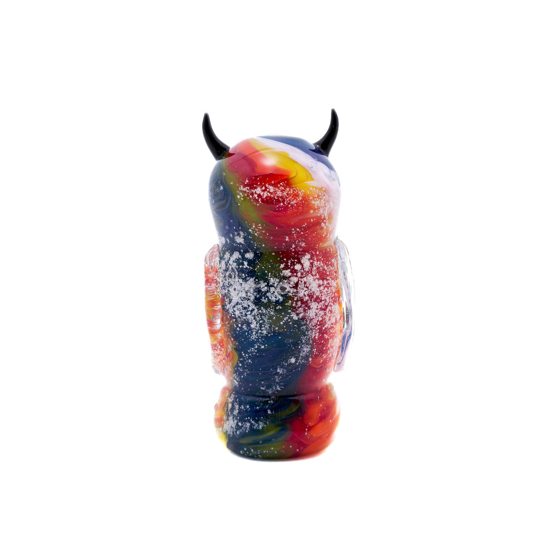 Cremation Glass Owl