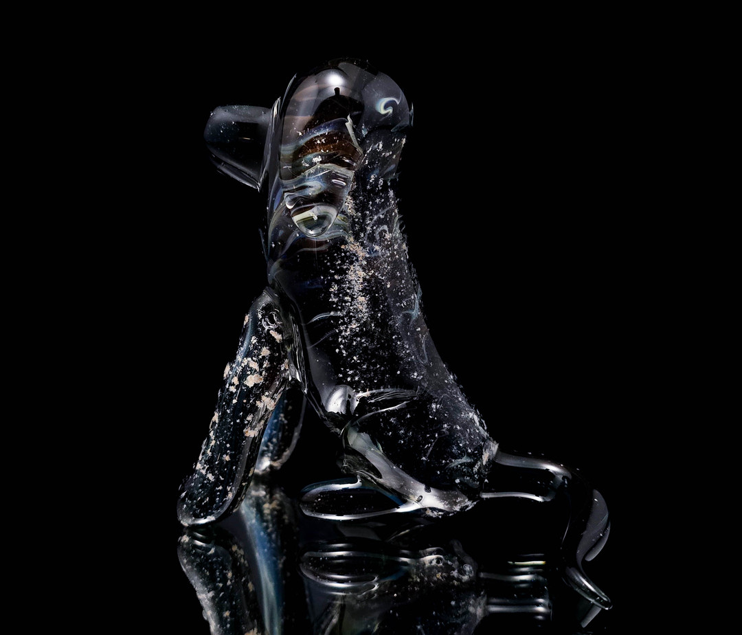 Cremation Glass Dog