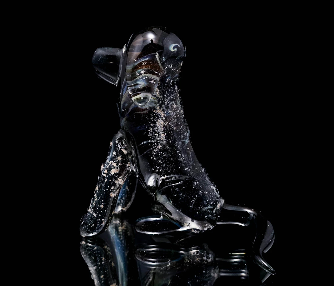 Cremation Glass Cat