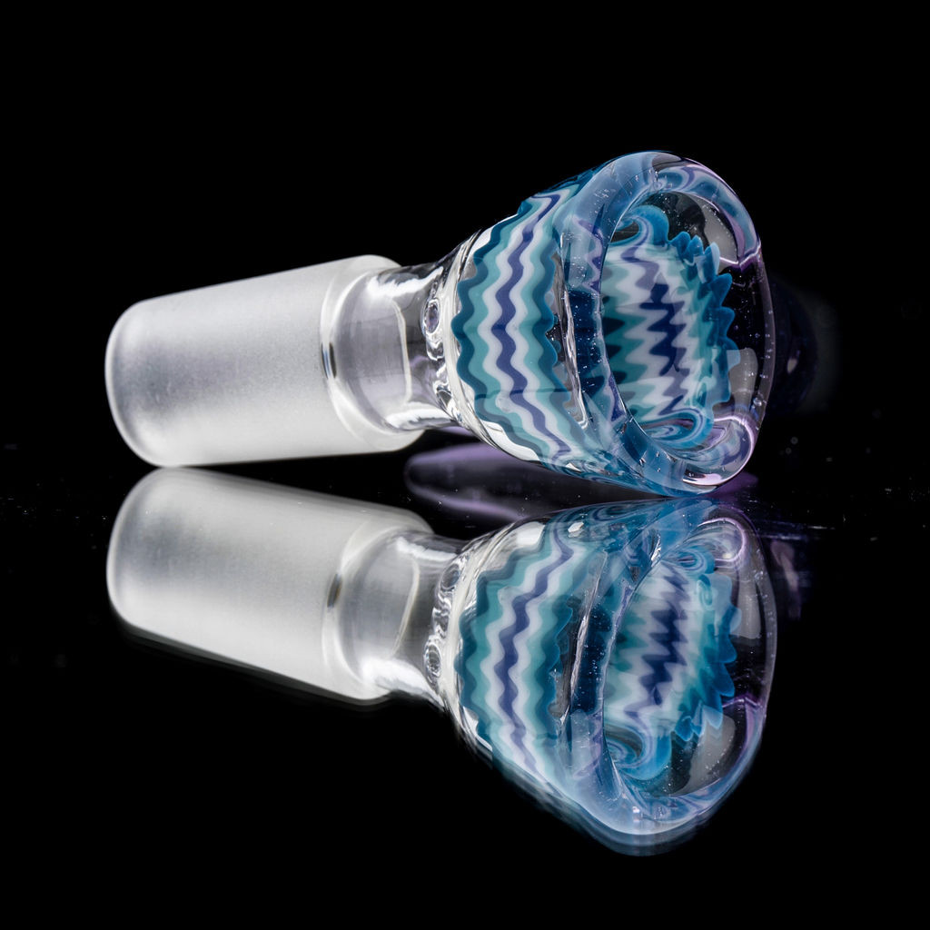 Water Pipe Bong - Wig Wag Horn Mini Tube w/ Flower Bowl by Shimkus