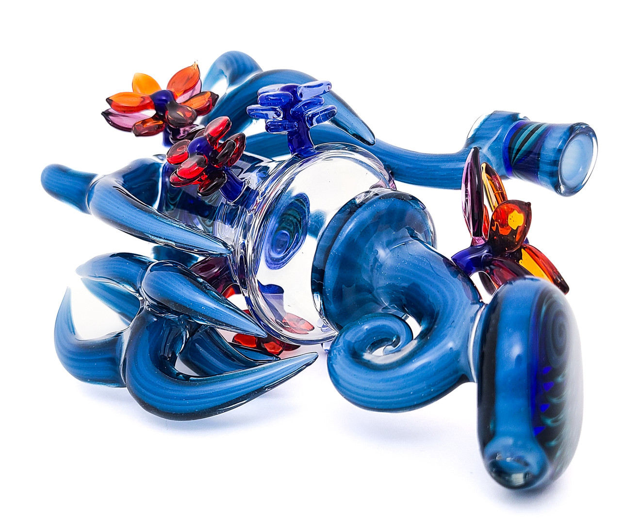 Water Pipe Bong - Day of the Dead Rig made for the Power of Flower