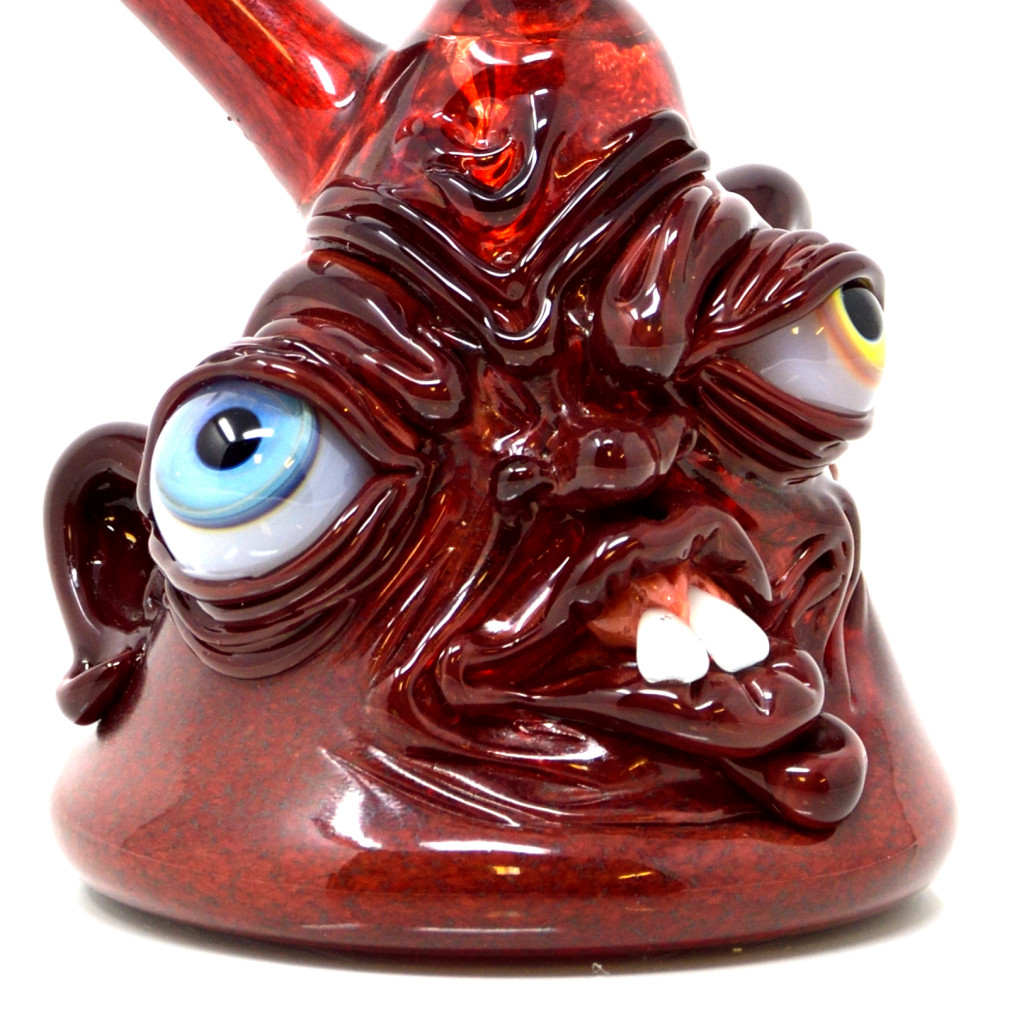 Elev8 Presents: Red Beaker Face Dab Rig by Zii Glass #122
