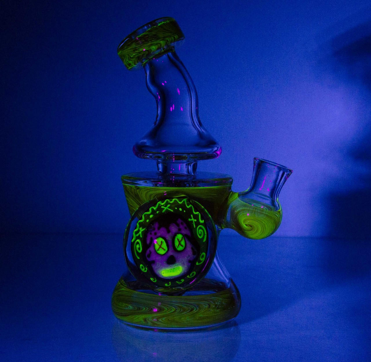 LGB ルグランブルー スカルタンクトップ ノースリーブ BE ALIEN! Orange Sugar Skull Dab Rig by Elev8 Premier #168