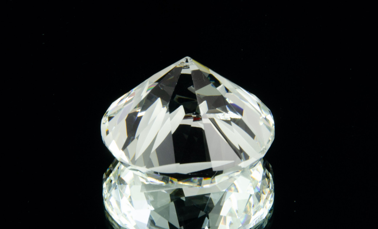 Diamond Cutting Volcano Shaped Glass