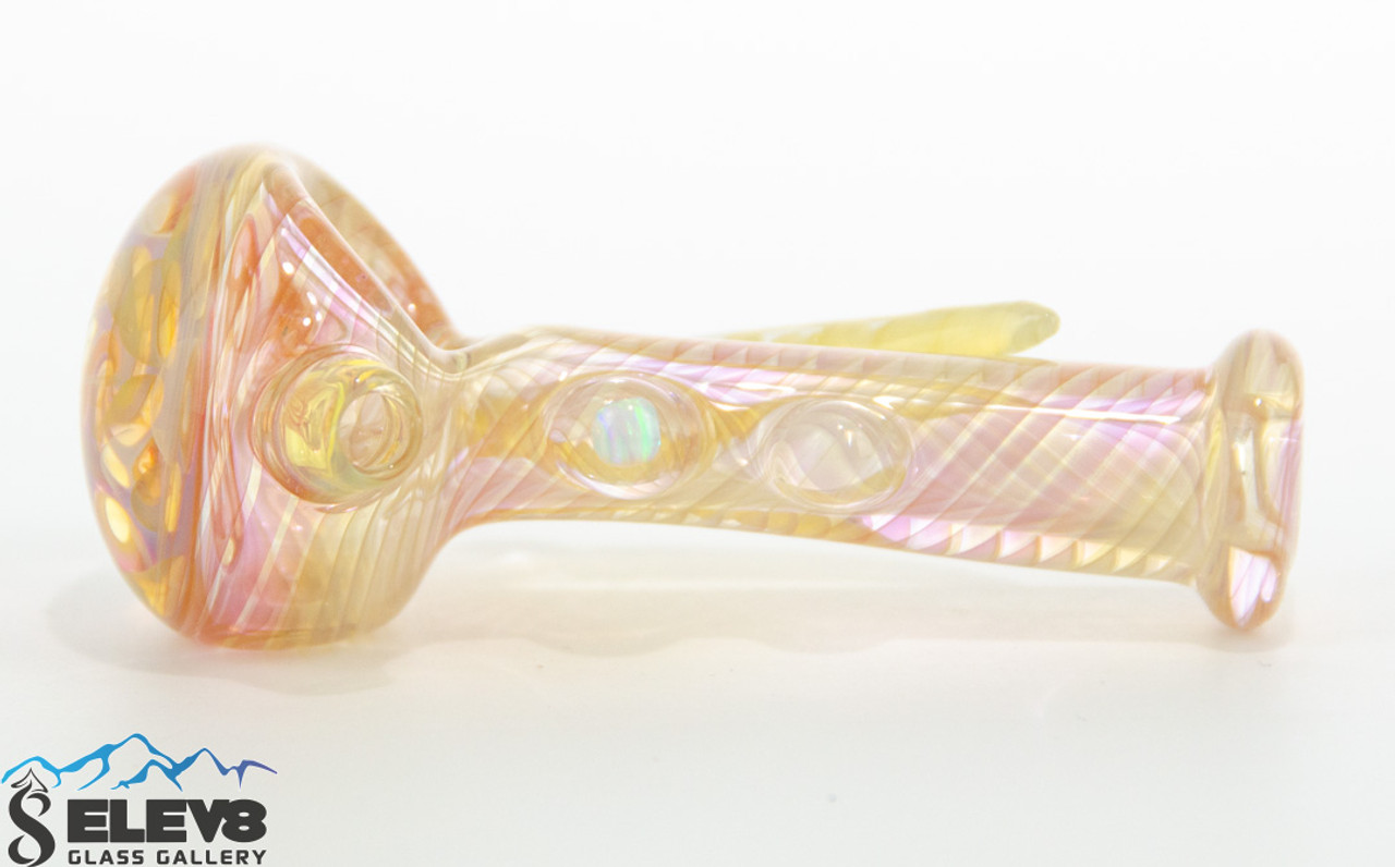 Fumed Spoon Pipe by Phase Glass #363 - Elev8