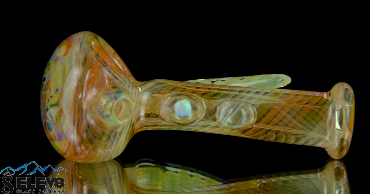 Fumed Spoon Pipe by Phase Glass #363 - Elev8