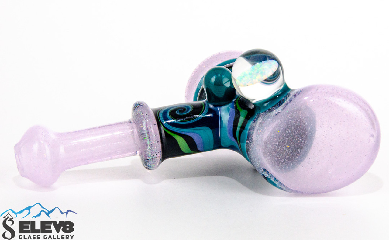 Pink opal glass pipe – HLGlass