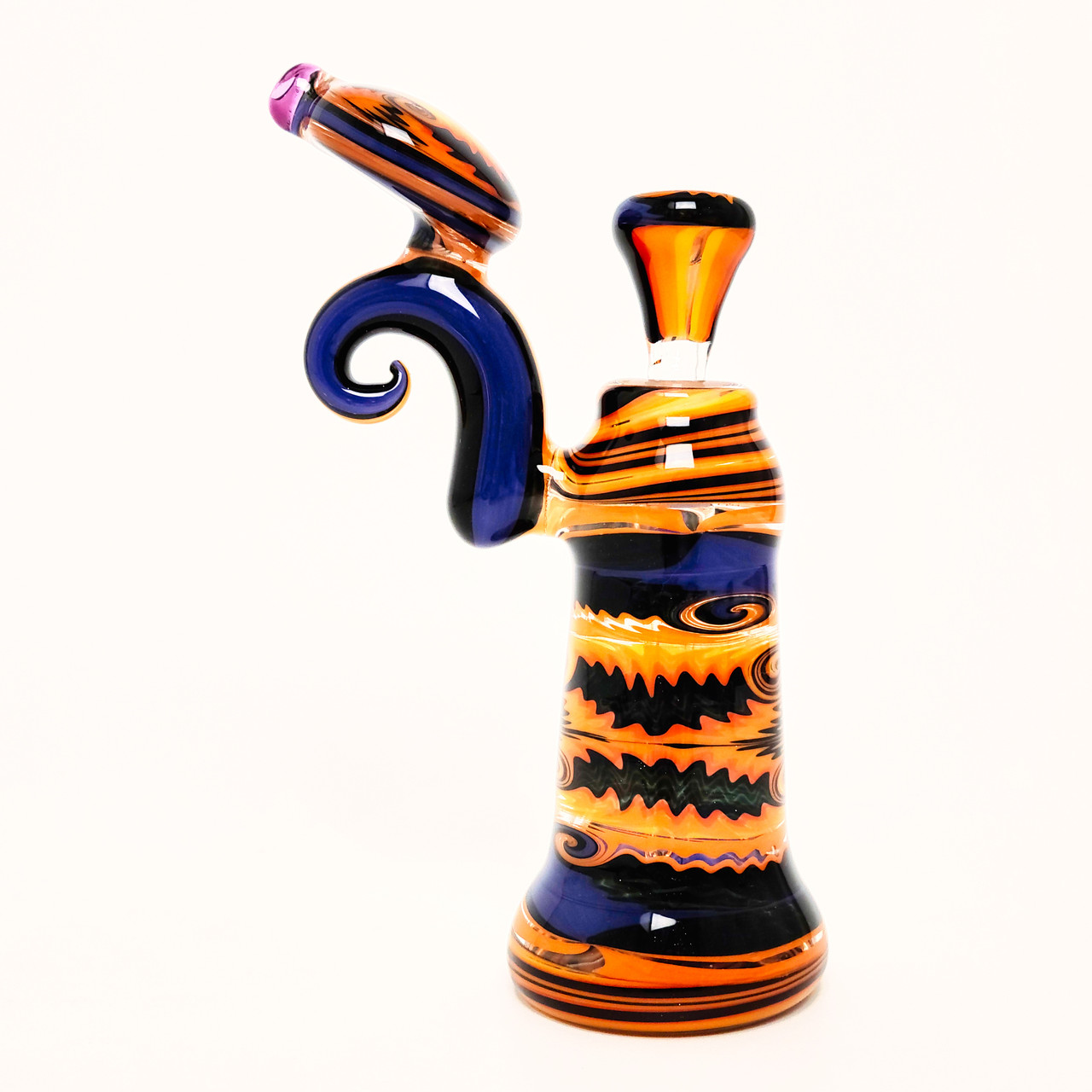 Bubbler Water Pipe - Heady Halloween Line Work Bubbler by Shimkus