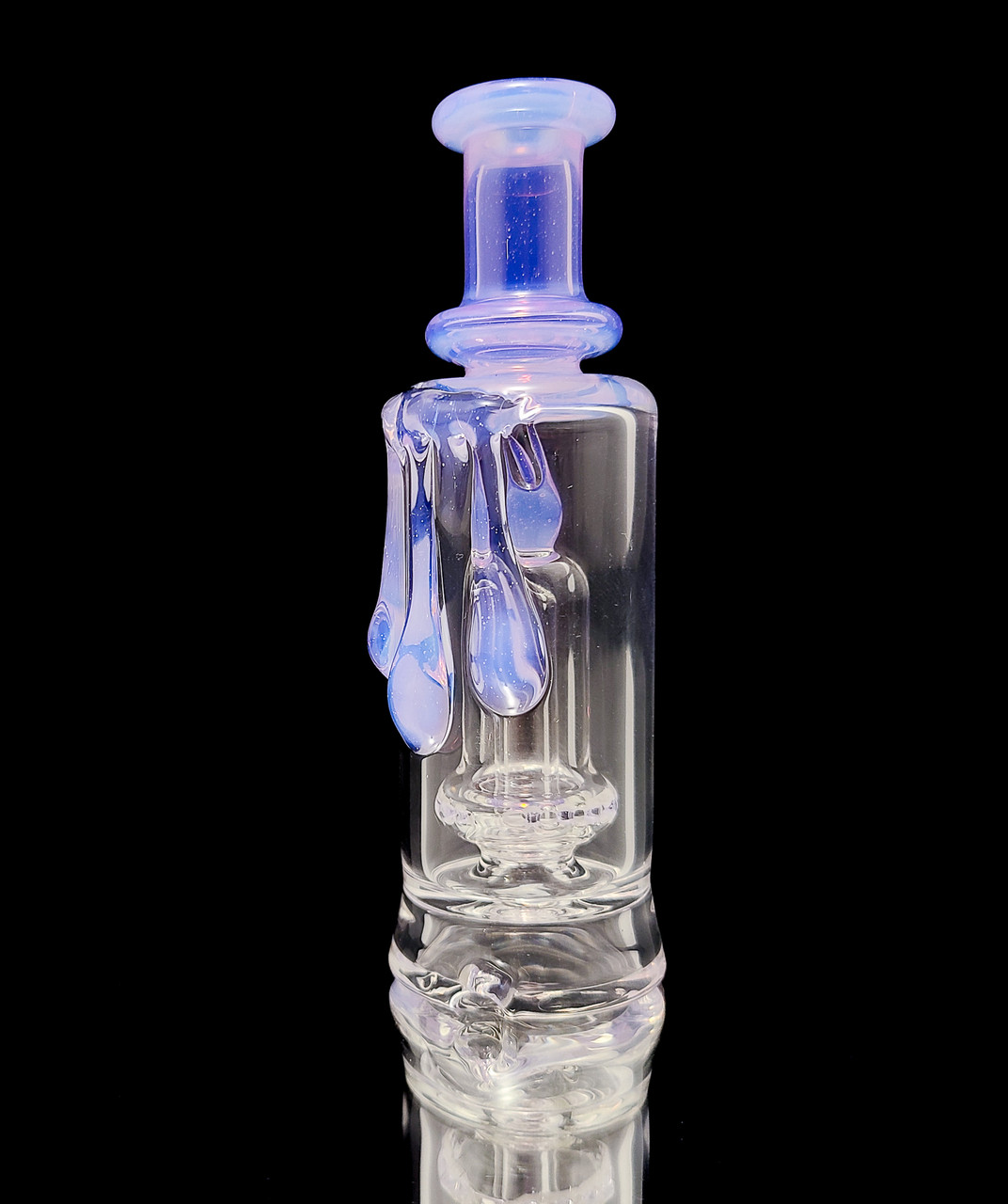 Puffco Peak Water Filter - Purple Drippy Puffco Top by Uzzi Glass