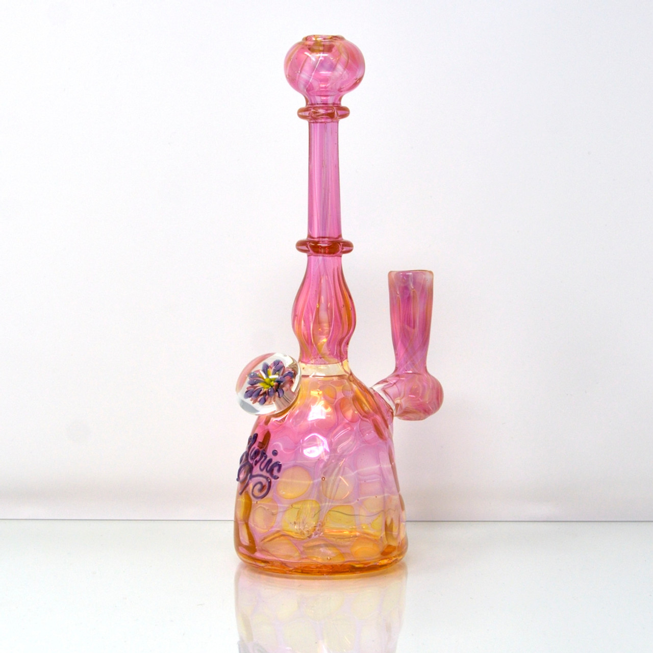 Elev8 Presents: Pink Fume Dab Rig by Lyric Glass #135