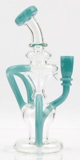Elev8 Glass Floating Recycler Double Uptake Teal