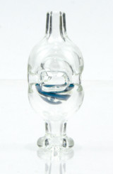 Elev8 Glass Fab Egg Bubble Carb Cap Blue