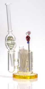 Dab Station For Cotton Swabs, Dab Tools, Alcohol & Nectar Collector Or Dab Straw Filled