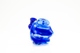 Blue Pig Dab Rig with Flower Marble by Skoeet #187