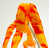 Yellow & Orange Lost My Head Dab Rig by #191