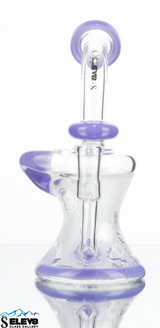 Swiss Cheese Recycler Dab Rig Collaboration by Elev8 Glass & Scratched Glass #198