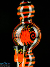 Heady Halloween wig wag  Mini Dab Rig by Simply Jeff Glass