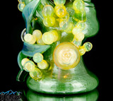 Flower of Power by Mr. Gray Glass, Worm Glass & Bowl Pusher Glass #292