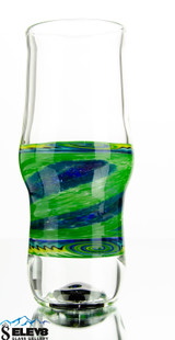 This glass is 9.5 inches tall and was $170