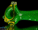 Crushed Opal Over Green Pipe by Steve K #79