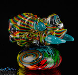 Custom Rainbow Wasp Knob by Shuhbuh Glass and Elev8 Premier #56