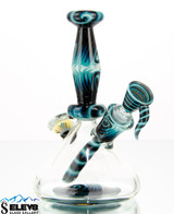 Minit Tube Dab Rig with Wig Wags by Simply Glass #317