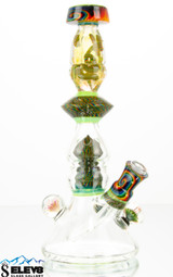 Trippy Tube Dab Rig with wig wag and Trippy Tech by Steve K #318