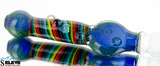 Skittles & Alien skin with Blue V Custom Spherical Flavordisc wand by Kelnhofer #79