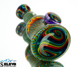 Trippy Tech Mini dab rig with wig wags by Steve Kelnhofer #320