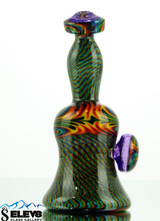 Trippy Tech Mini dab rig with wig wags by Steve Kelnhofer #320