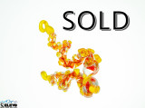 Orange and Yellow Tentacle Pendant by SeanOtron  #9