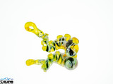 Black and Yellow Tentacle Pendant by Sean O'tron Glass Works  #10