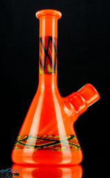 Orange Reticello Tube by Takoda Madrona  #390